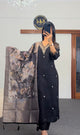 Pure Dola Silk Embellished Kurti Set