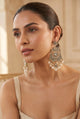 Gold Kundan Pearl Chandelier Earrings - Statement Bridal Jewellery