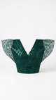 Emerald Sequin Net Blouse