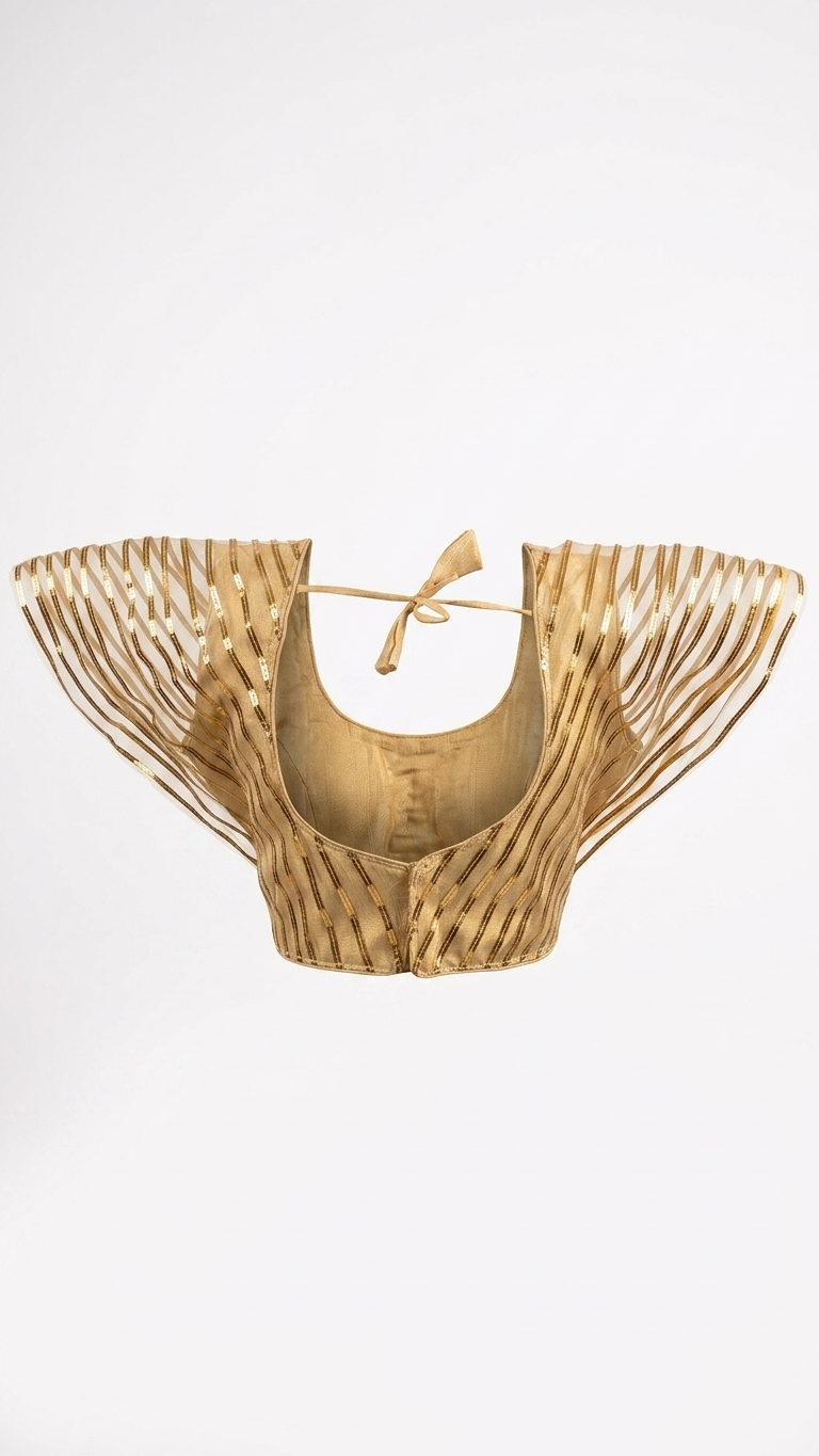 Ivory Zari Net Blouse