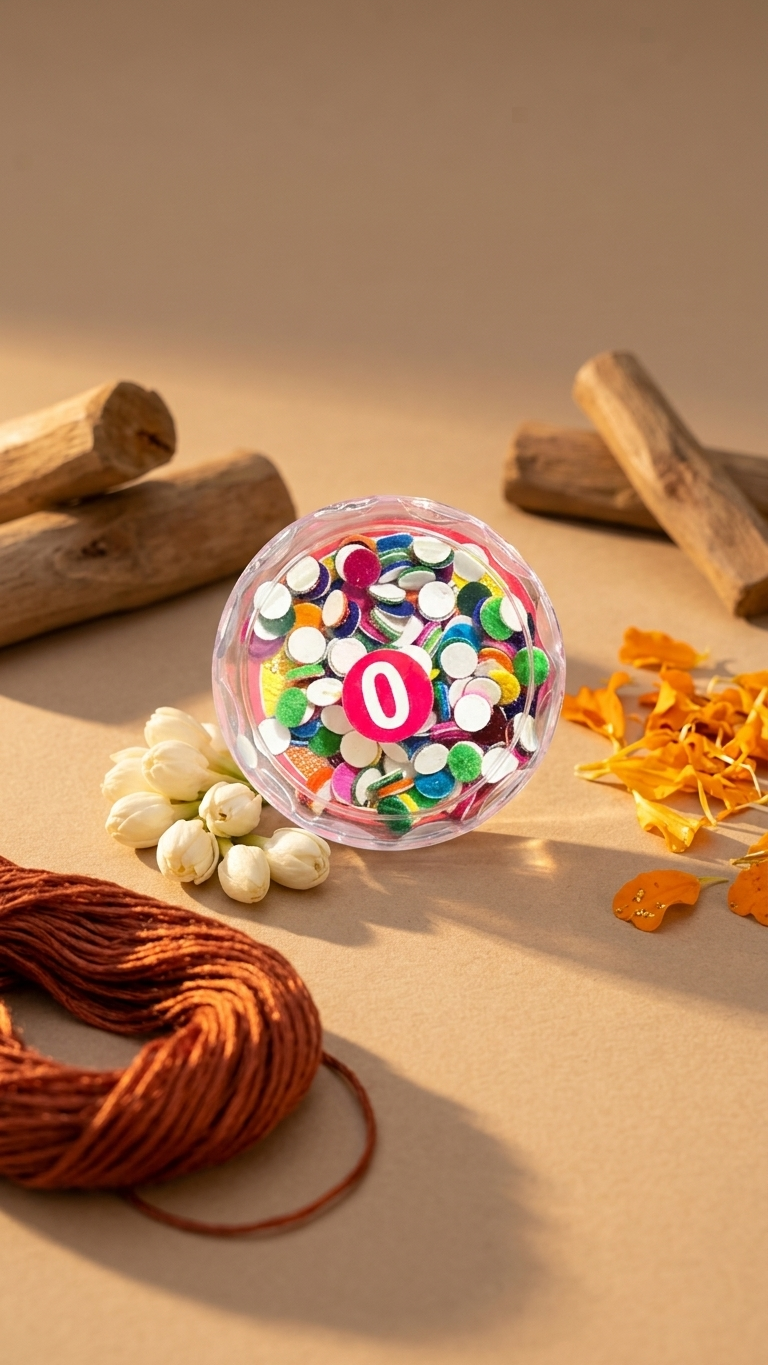 Multicolour Mix Bindi Box — Festive Forehead Dots