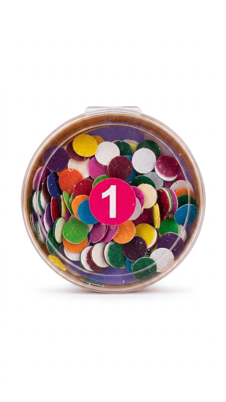 Multicolour Mix Bindi Box — Festive Forehead Dots
