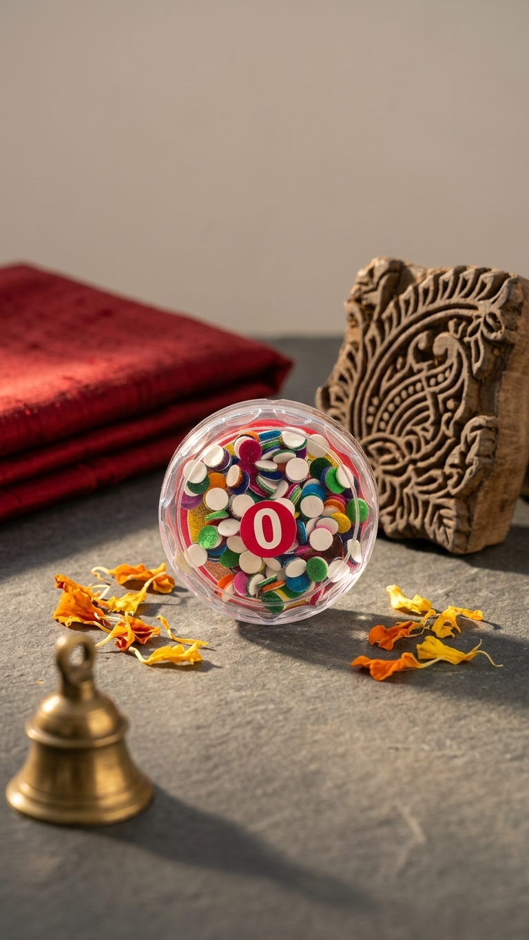 Multicolour Mix Bindi Box — Festive Forehead Dots
