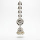 Oxidised Silver Maang Tikka with Jhumka & Pearl Drops
