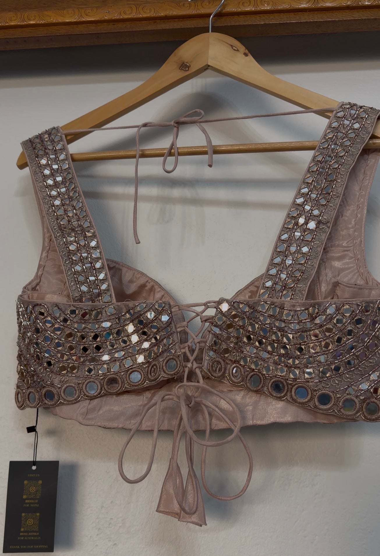 Mirror work Ready-Made blouse