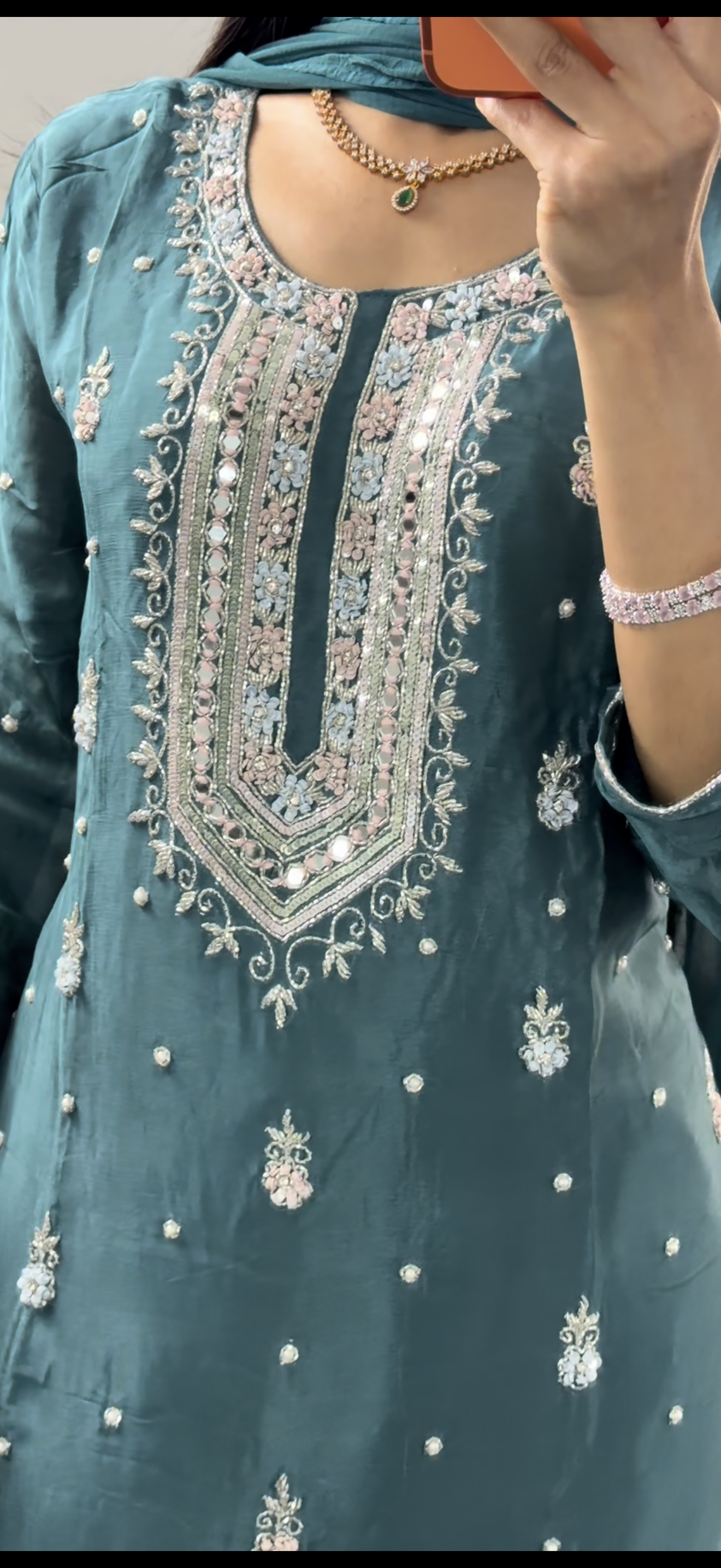 Premium Chiffon Kurti set