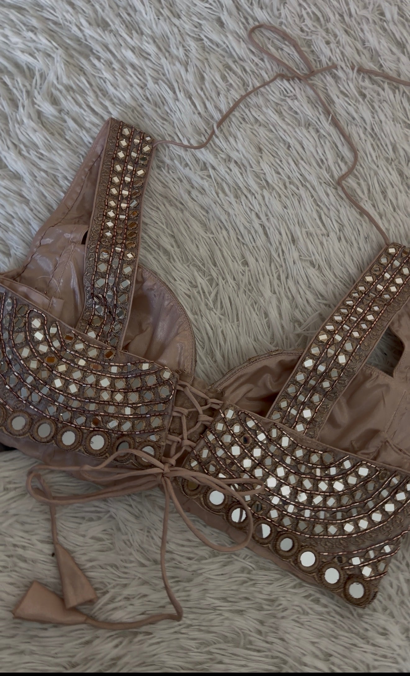Mirror work Ready-Made blouse