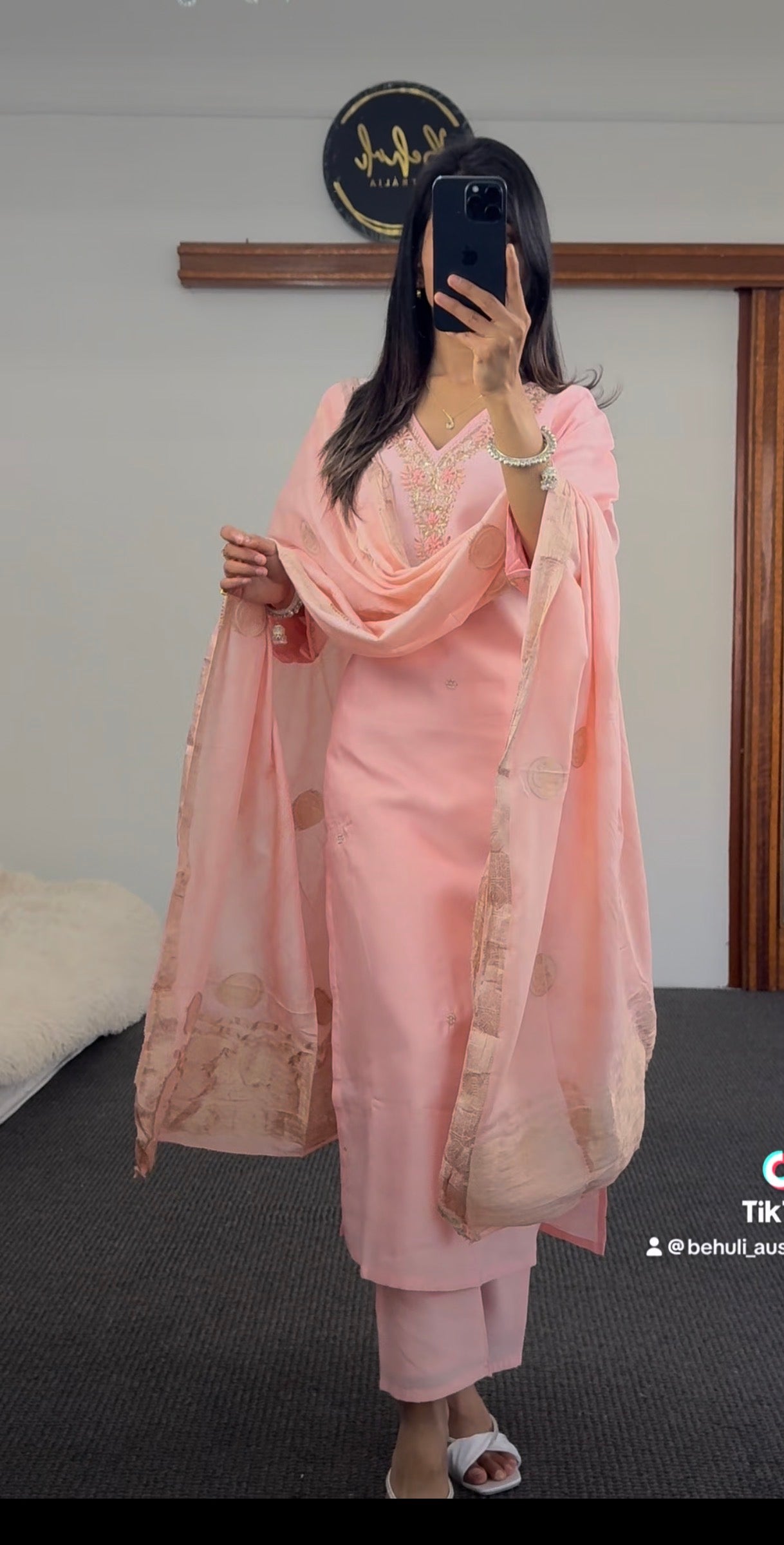 Mix silk Kurti set
