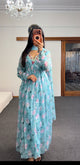 Chiffon Anarkali Suit Set