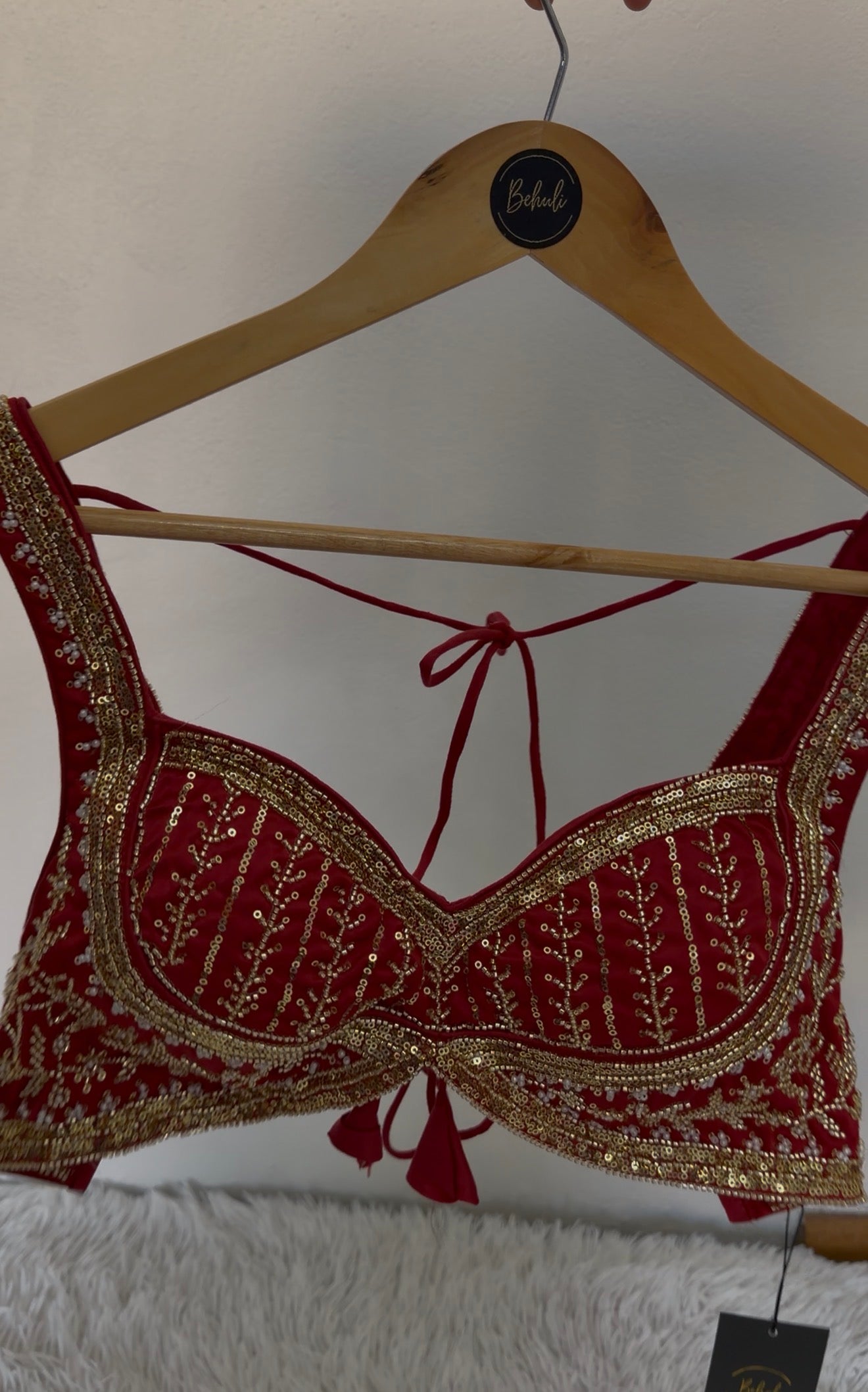 Embroidery Sleeveless Ready-Made blouse