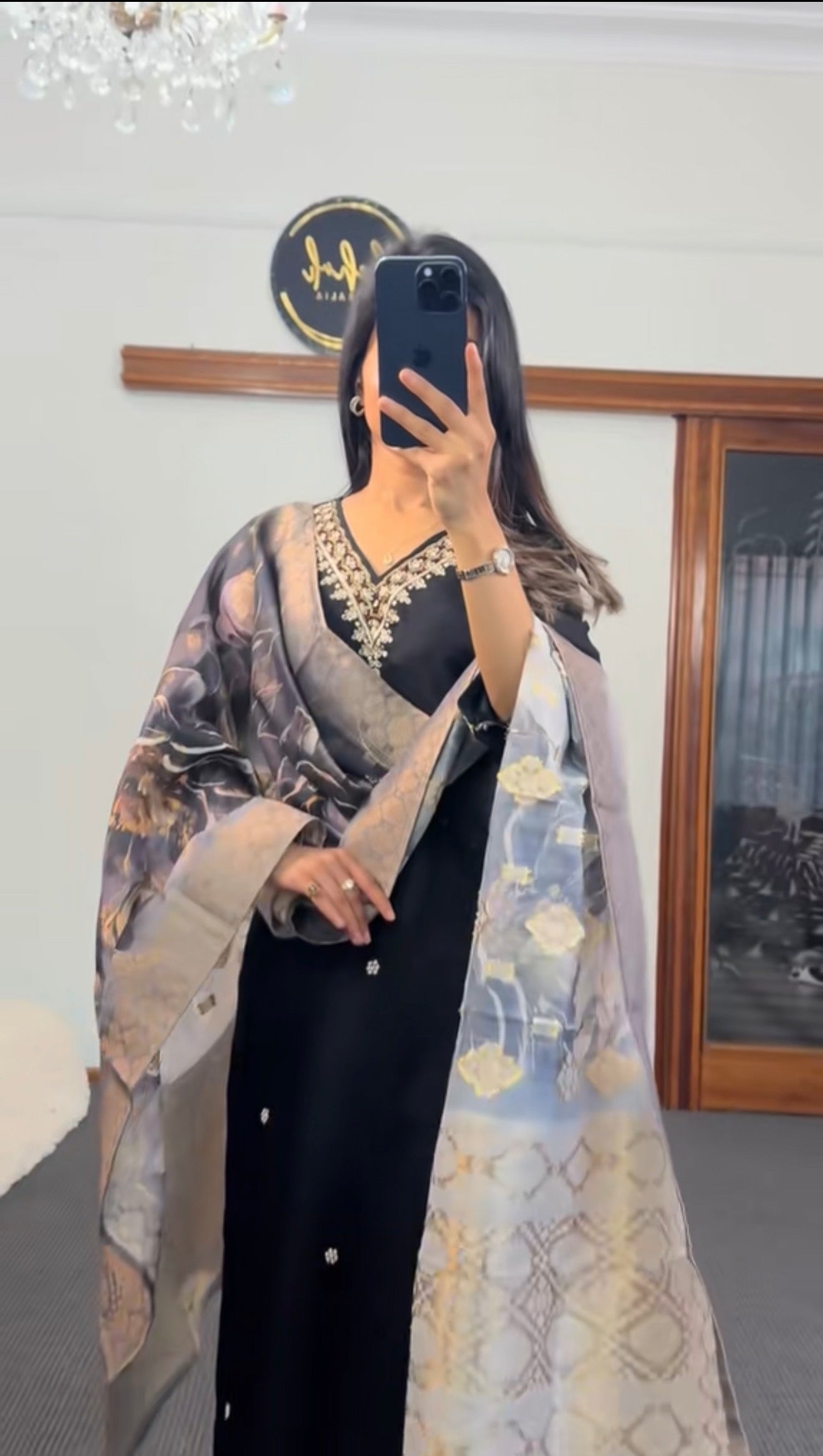 Premium Pure Dola Silk Kurti Set