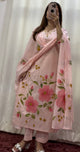 Blush pink Cotton Kurti set