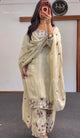 Ivory Kurthi set with Handwork