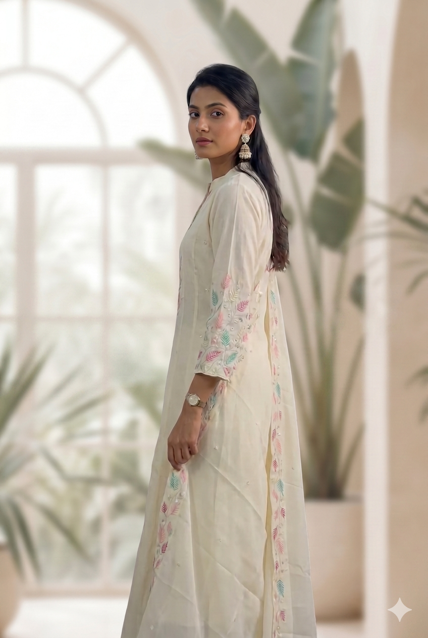 The Pristine Pastel Cotton Umbrella Set