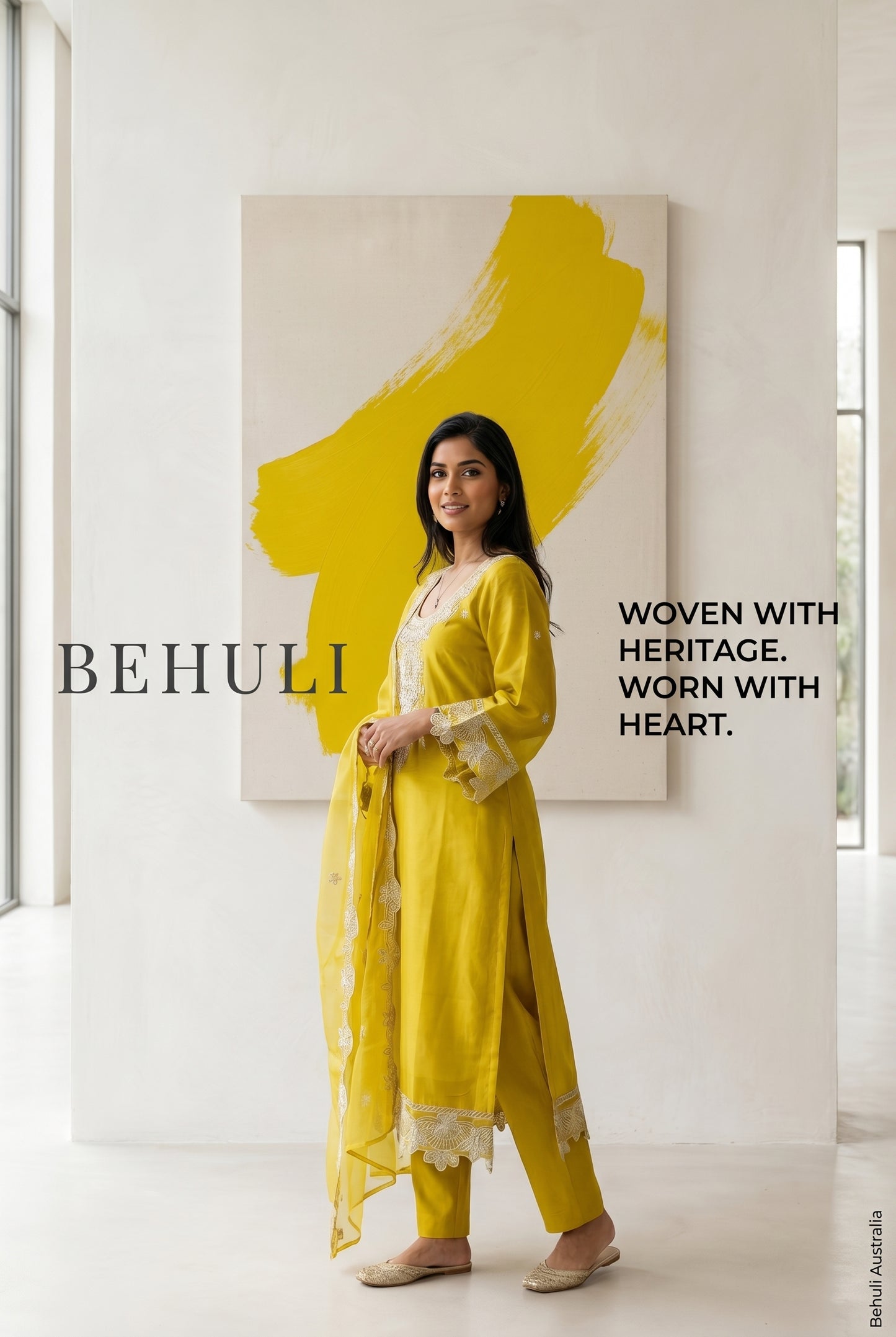 Mustard Yellow Kurti set