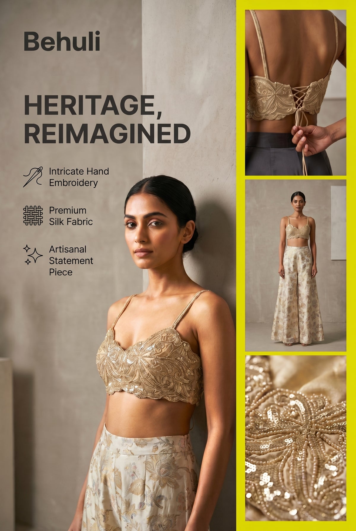 Premium embroidery Ready-Made blouse