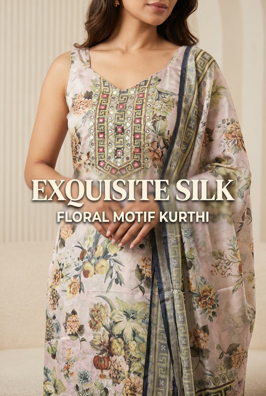 Sleeveless Kurti set