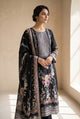 Premium Black Rajasthani Chinon Silk Kurti Set